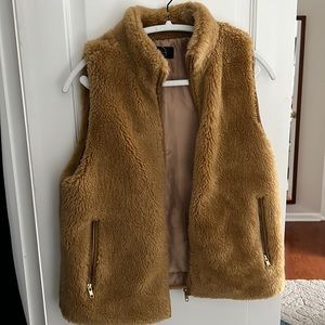 J Crew Teddy Vest